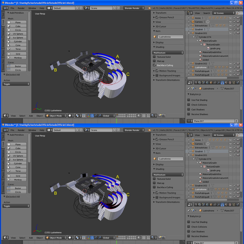 Peer Under ~ fodspor How to Activate or Deactivate Backface Culling in Blender - Questions &  Answers - HTML5 Game Devs Forum