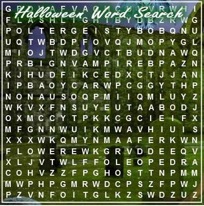 Halloween Word Search