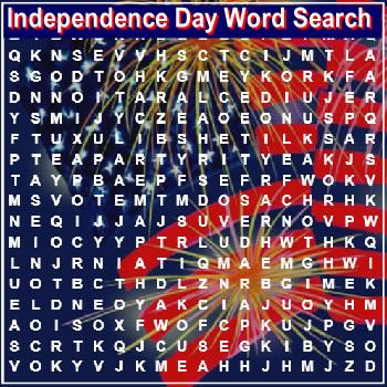 Independence Day Word Search