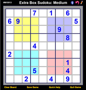 Extra Box Sudoku (Windoku)