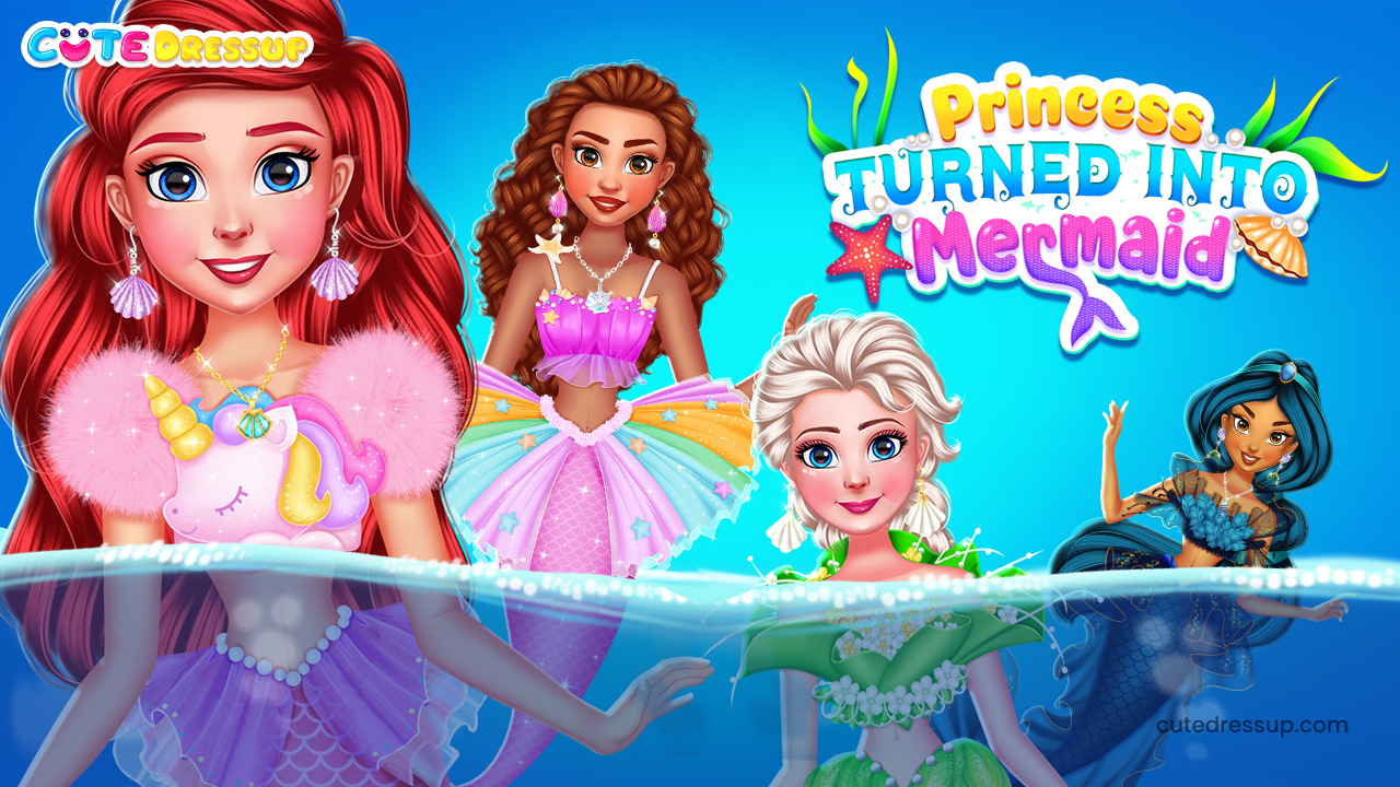 Mermaid Princess Dress up Game html5